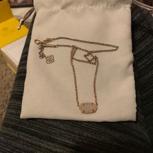 Rose gold and iridescent drusy elisa